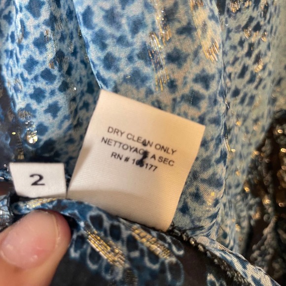 Ulla Johnson Sanya Blouse Blue Sky - Picture 7 of 8